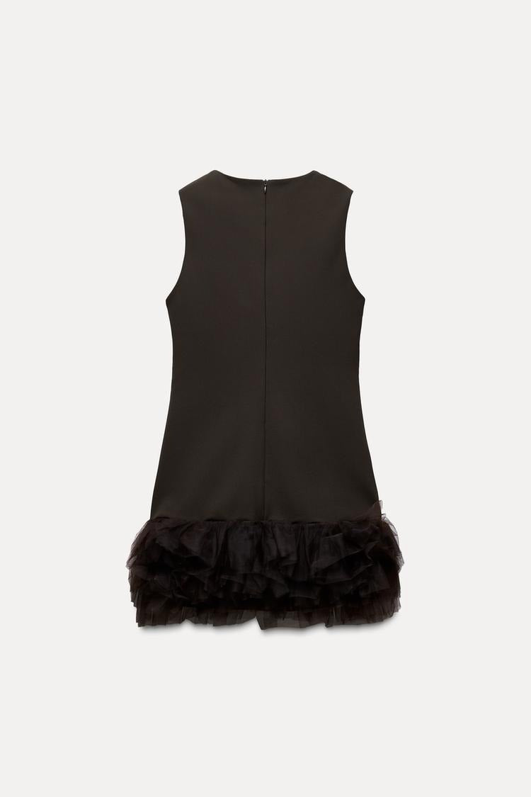 Novara™ | Vestido de tul marrón