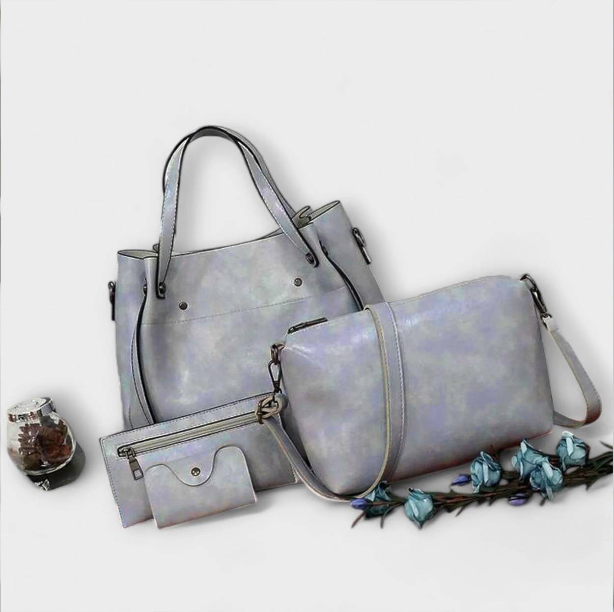 Alvhildea | Juego de bolsos vintage de 4 piezas