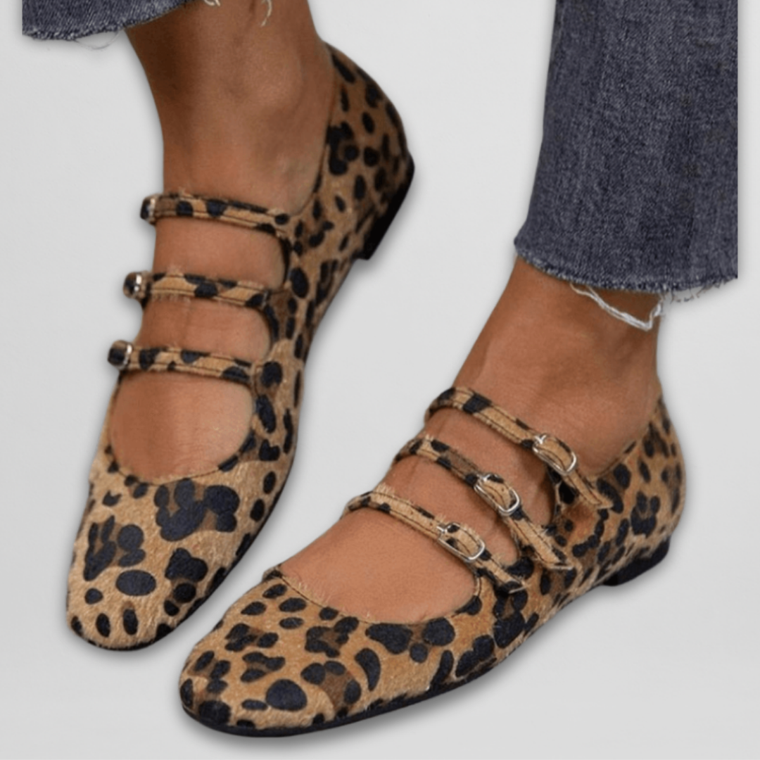 Gía | Bailarinas con estampado de leopardo