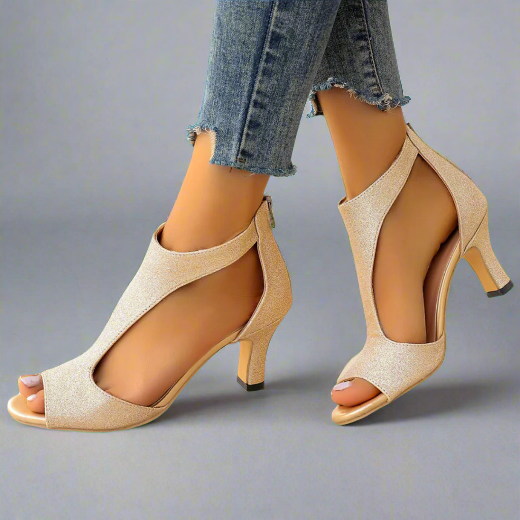 Heidrun | Sandalias de tacón elegantes y cómodas