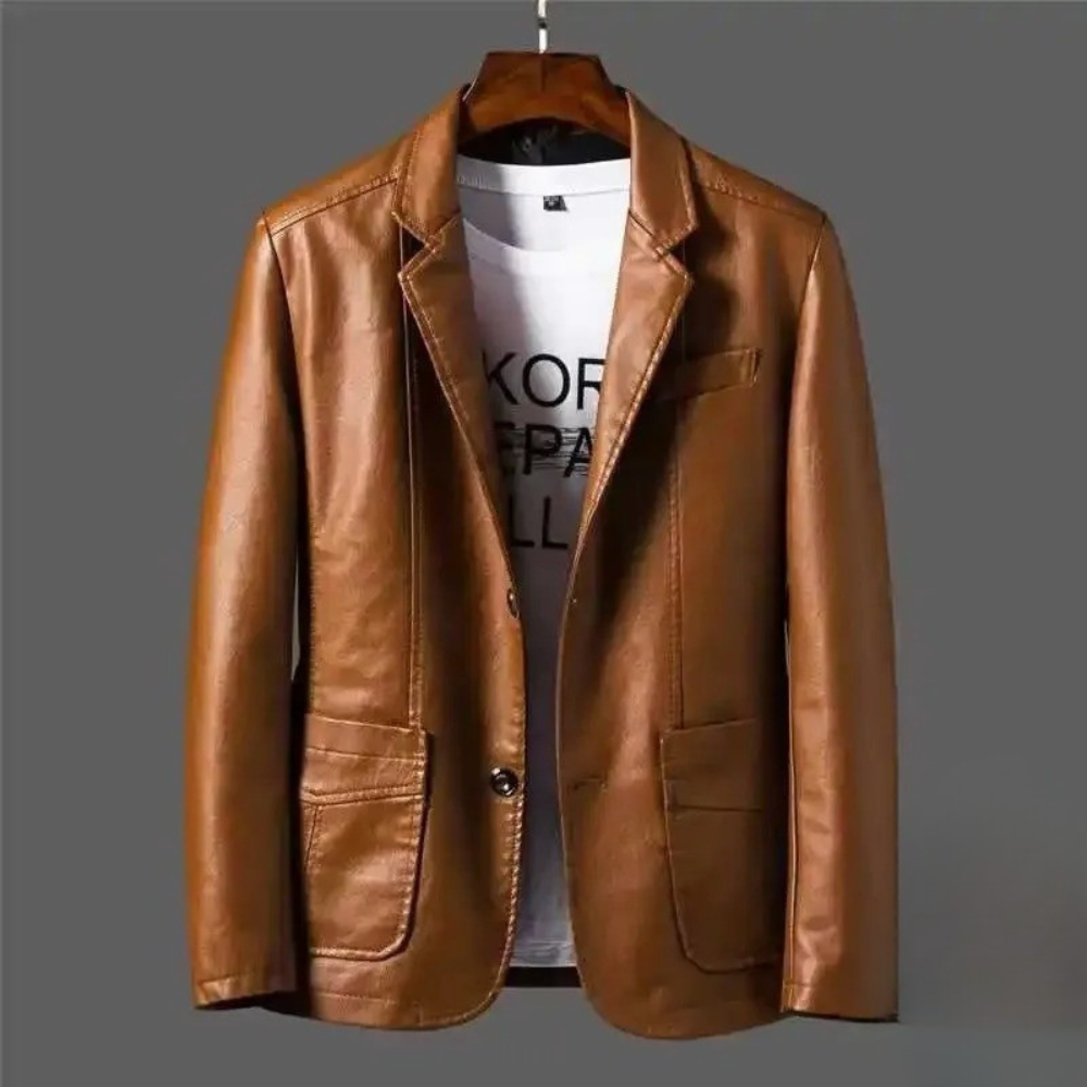 Chaqueta de cuero premium de Cole