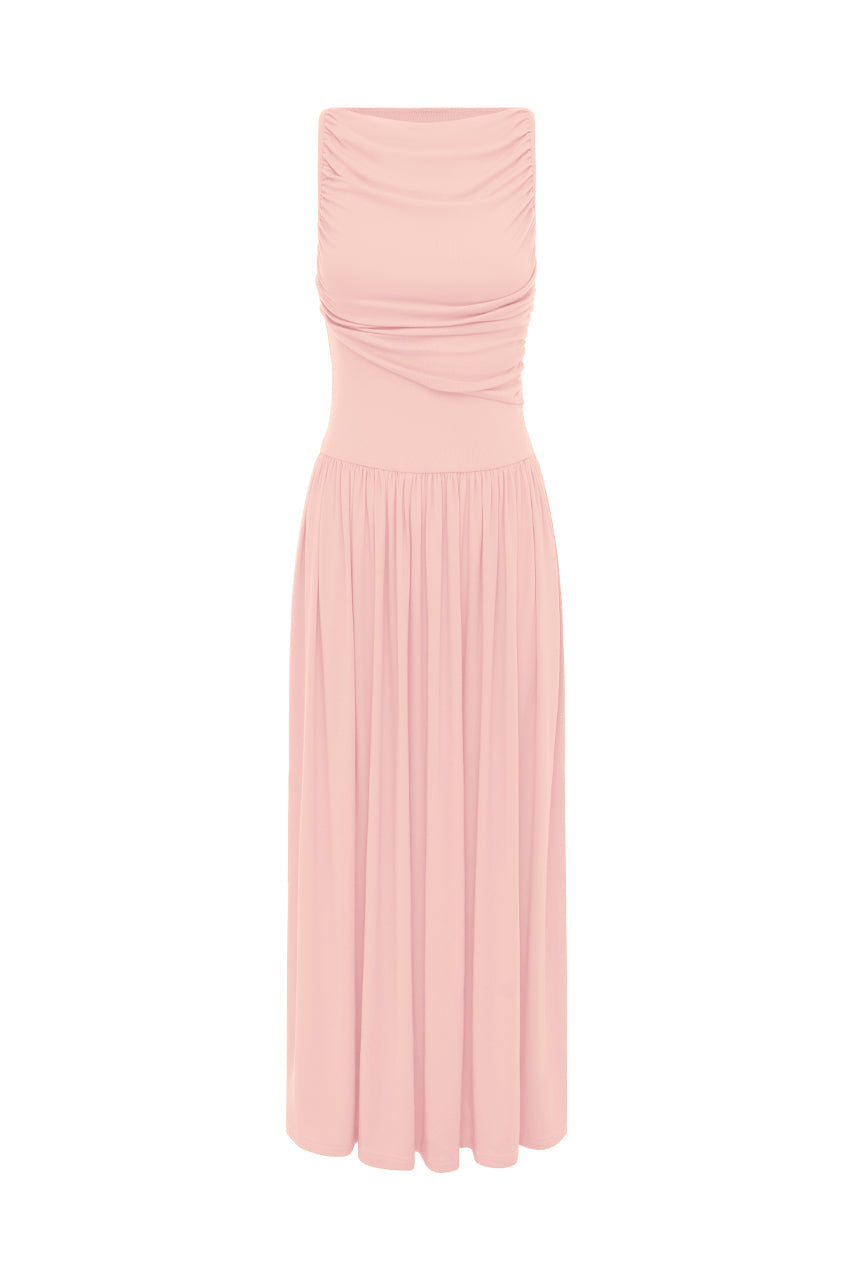Adriana™ | Vestido con cuello barco