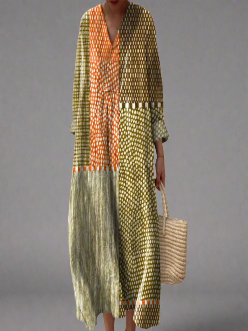 Jovita | Elegante vestido abstracto