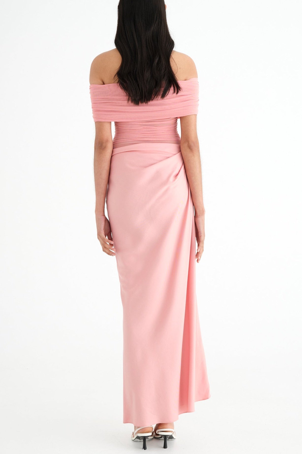 Lydia™ | Maxivestido con espalda drapeada