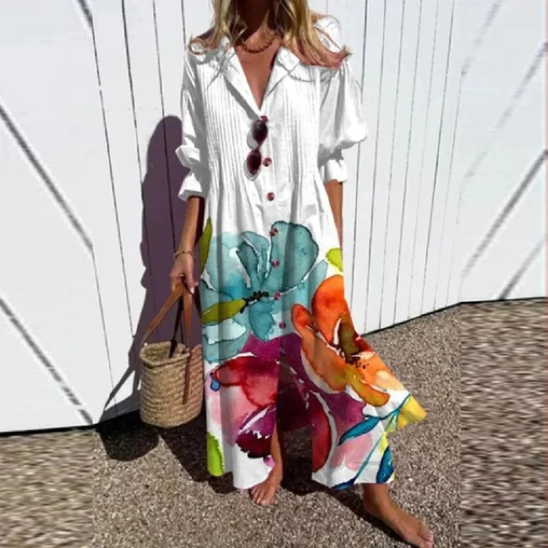 Rimah | Vestido bohemio playero