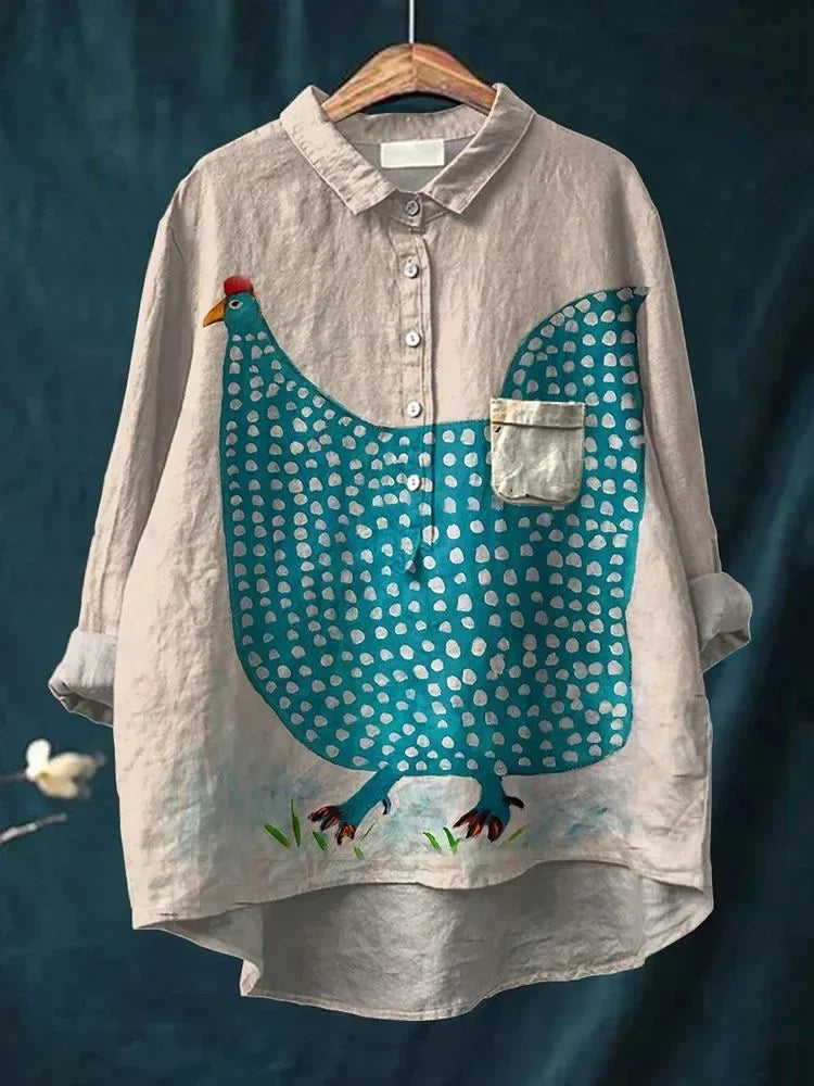 Emma | Camisa elegante con estampado