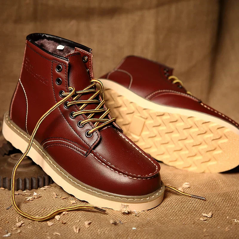 Dustin | Botas de cuero de invierno