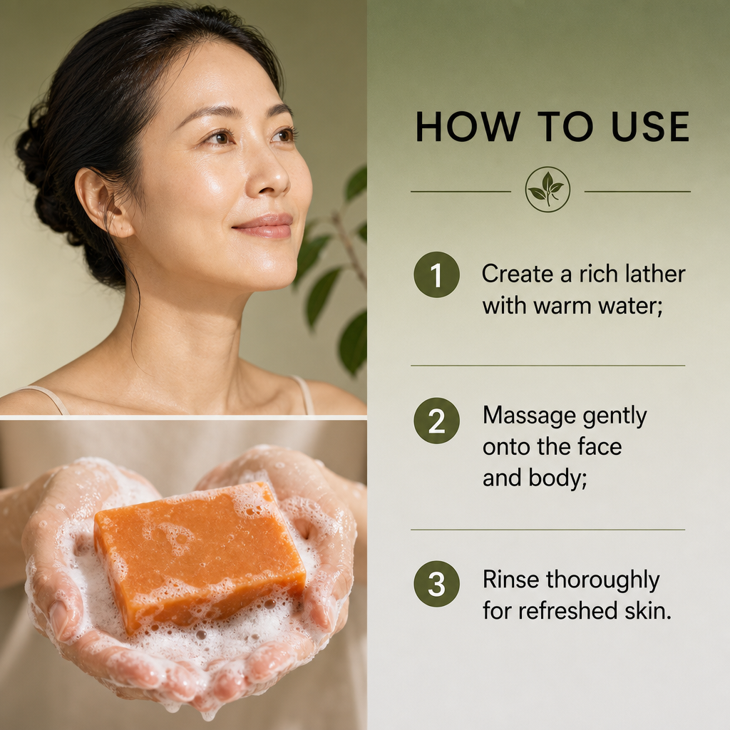 Yuzen Japanese Persimmon Soap