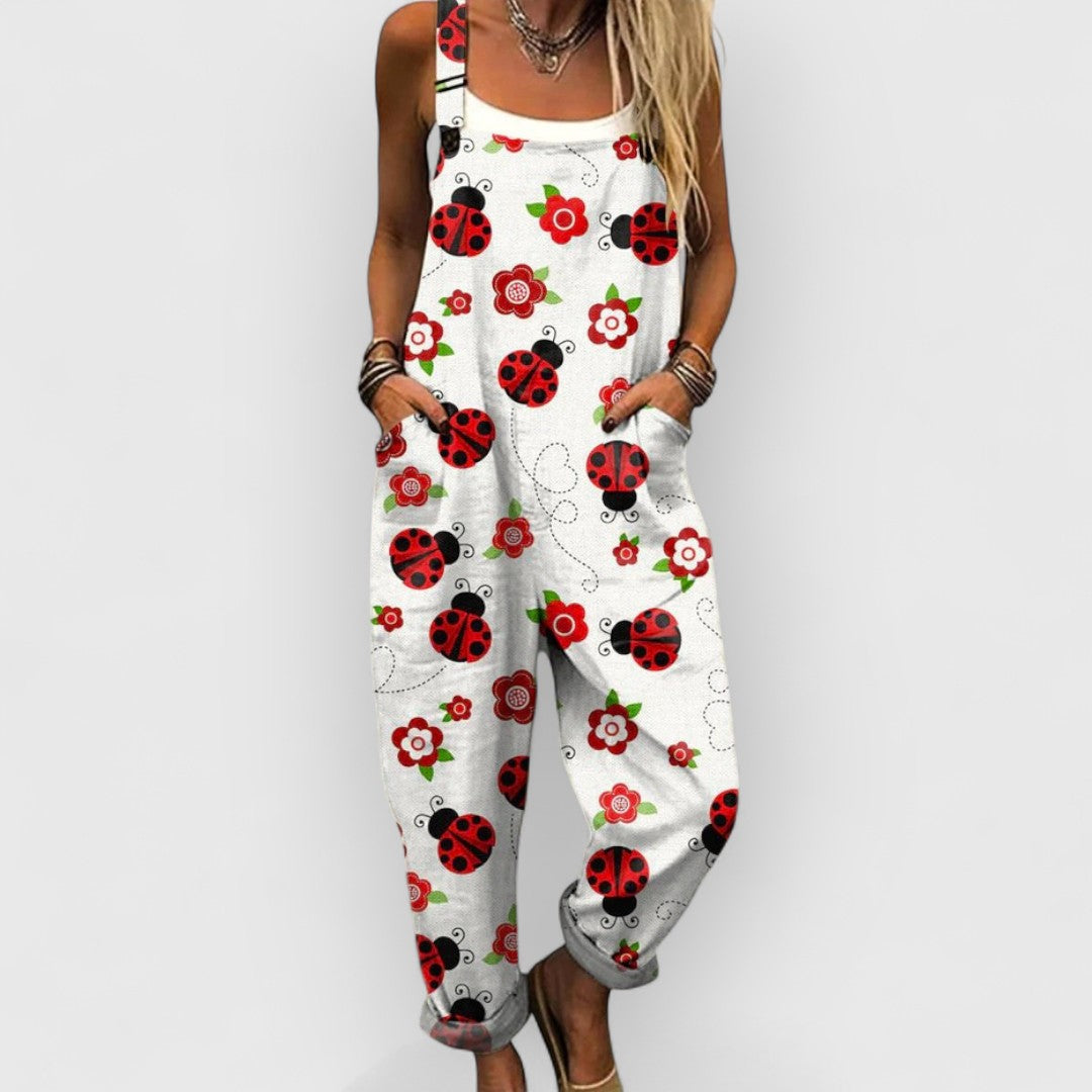 Evelyn | Vintage Floral Jumpsuit