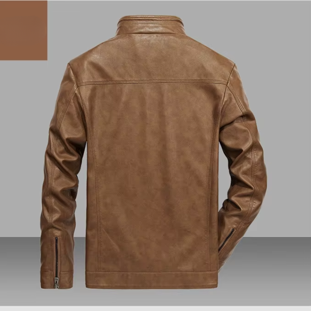 Chaqueta de cuero informal Ryder
