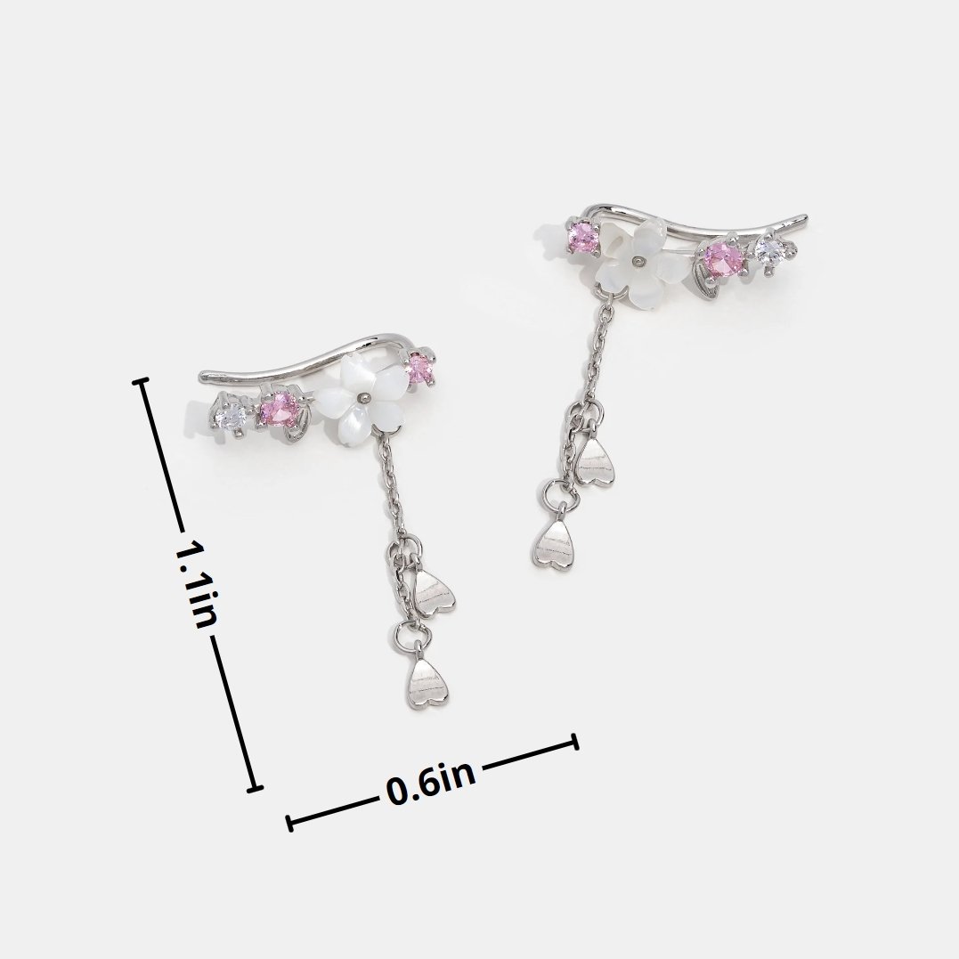 Pendientes de flor de cerezo