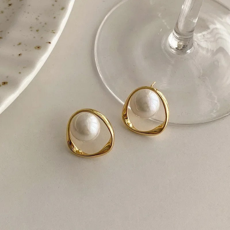 Pendientes de perlas vintage Emma