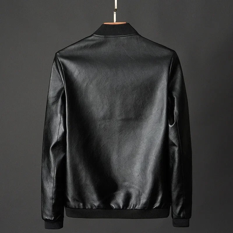 Chaqueta de motociclista de cuero