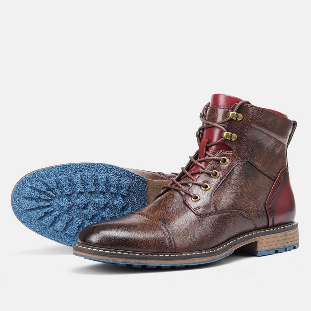 Miles - Botas Oxford clásicas de cuero