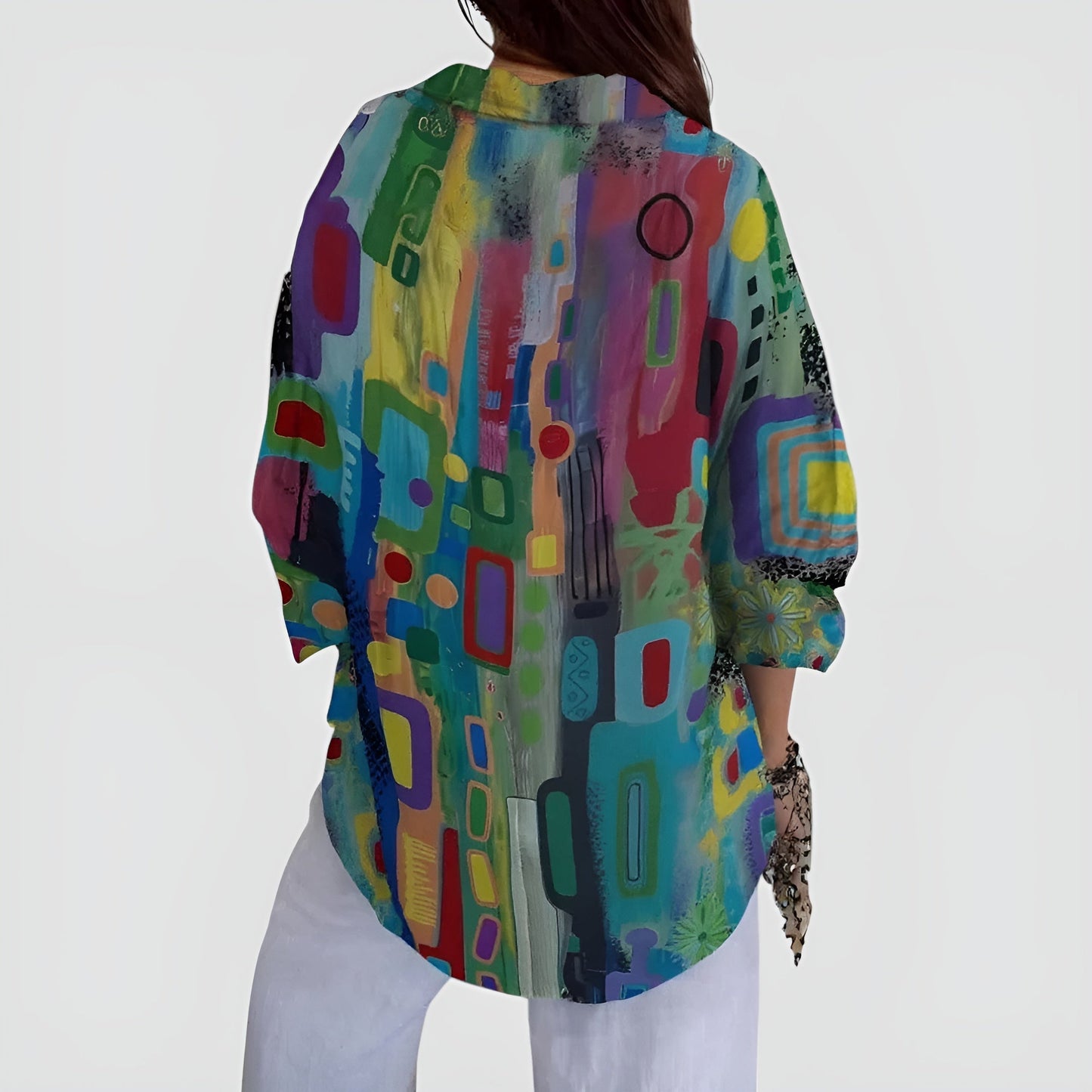 Blusa Edna™ Artistic Bloom