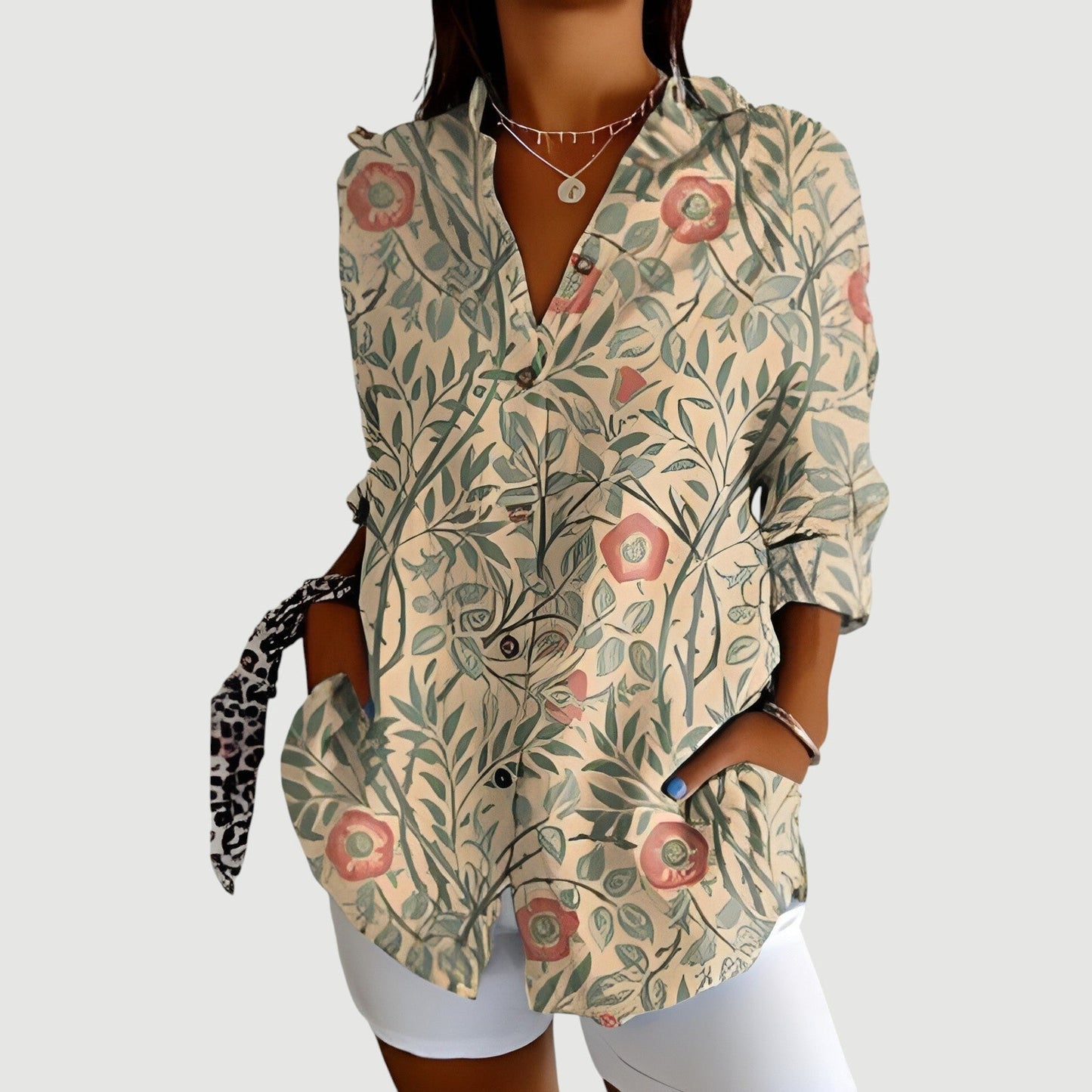 Nora™ | Blusa Artística Bloom