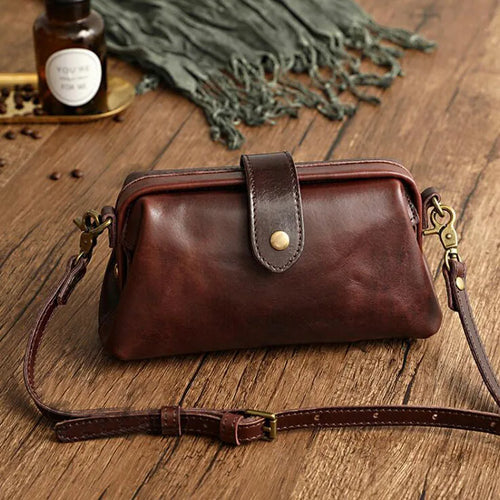 Ivy - Mini bolso bandolera de piel