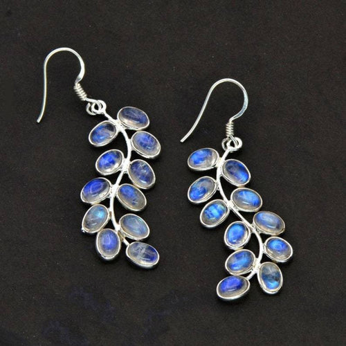 Pendientes de piedra lunar 