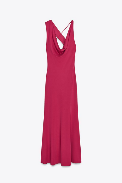 Sevgi™ | Vestido midi drapeado 