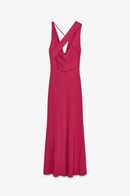 Sevgi™ | Vestido midi drapeado 
