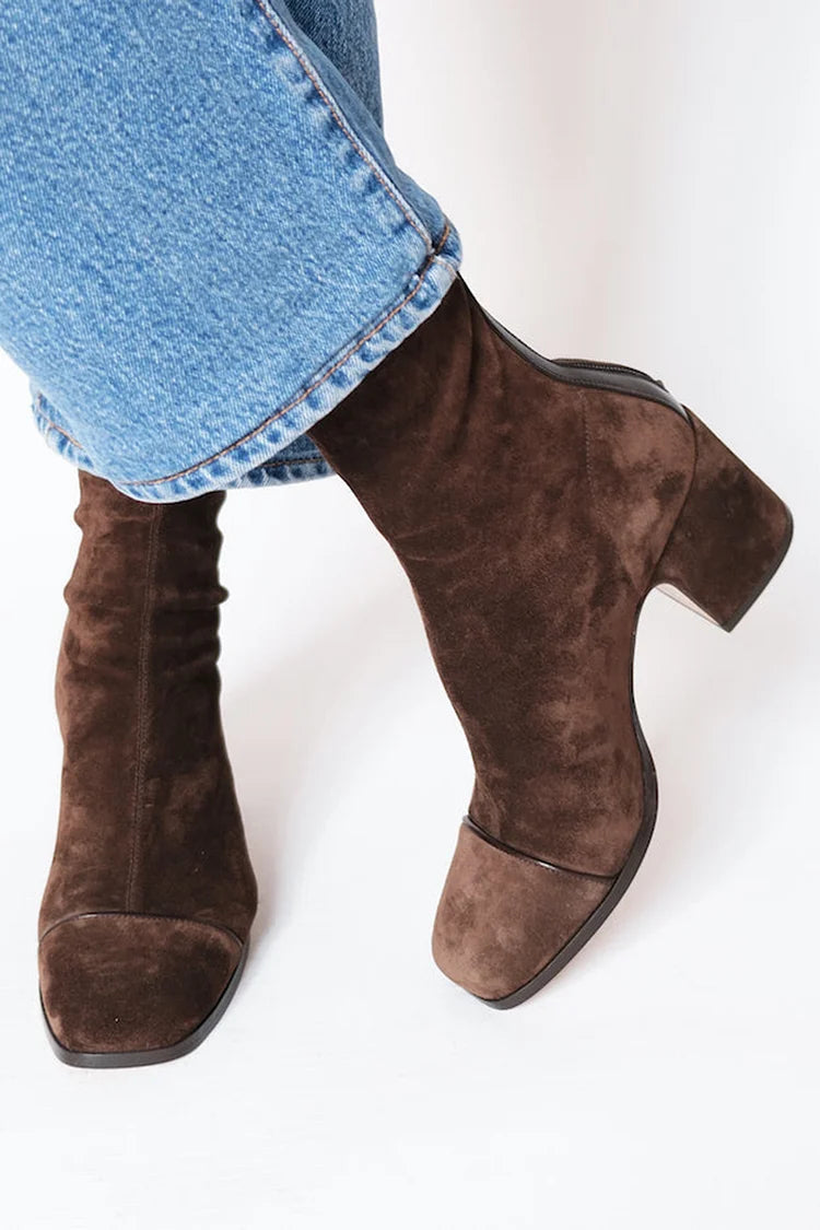 Marga™ | Botines elegantes de ante 