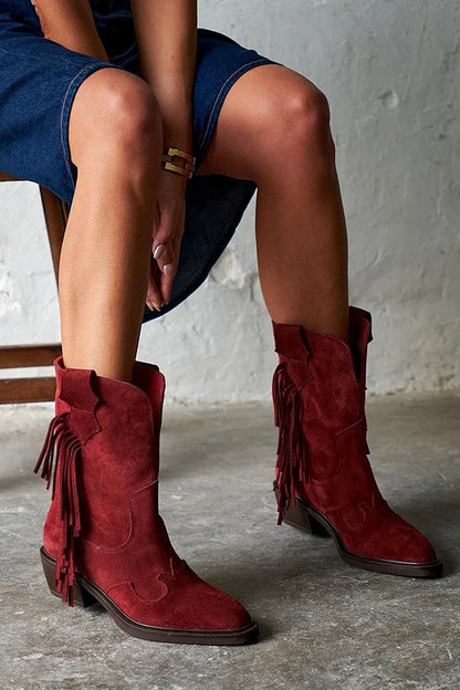 Ariana™ | Botines estilo western 