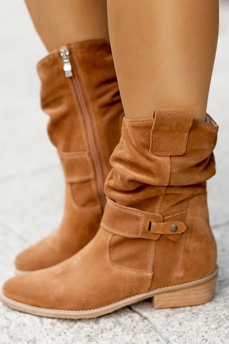 Cléa™ | Botines de ante suave 