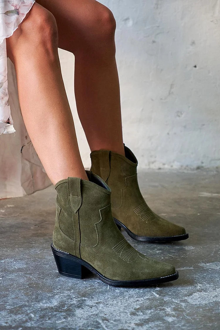 Éla™ | Botines cortos de ante 