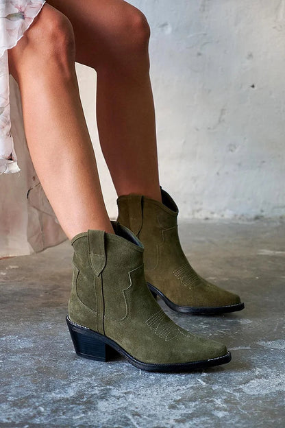Éla™ | Botines cortos de ante 