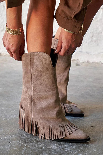 Melena™ | Botas con flecos 