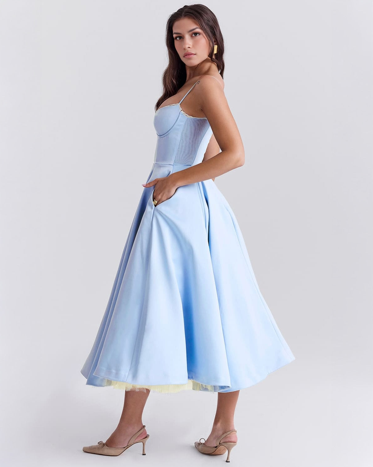 Vestido midi Selene
