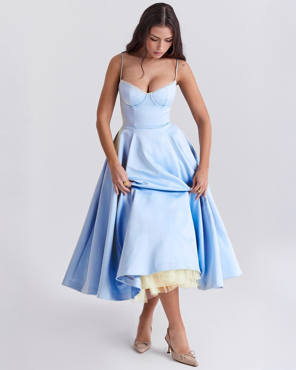 Vestido midi Selene