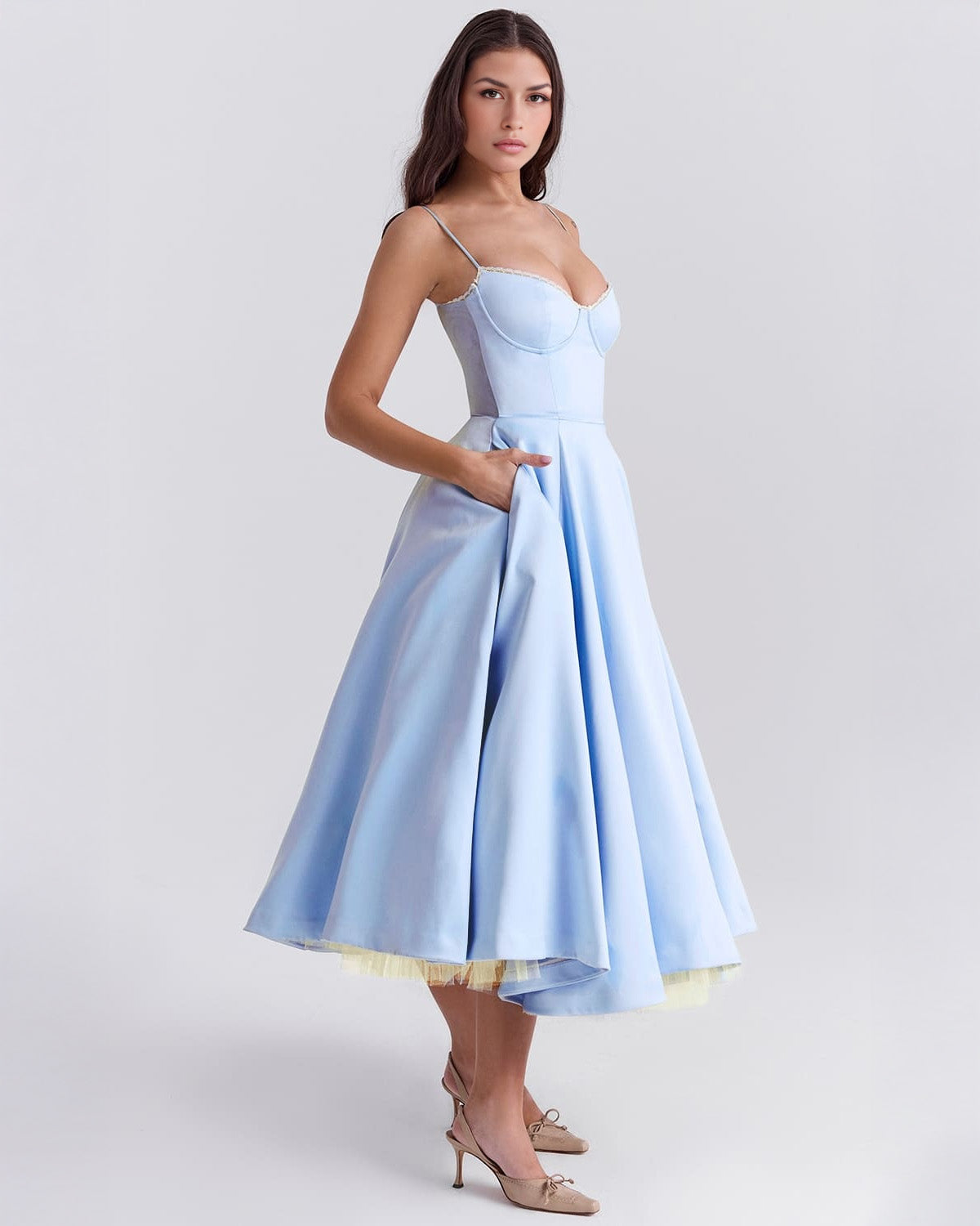 Vestido midi Selene