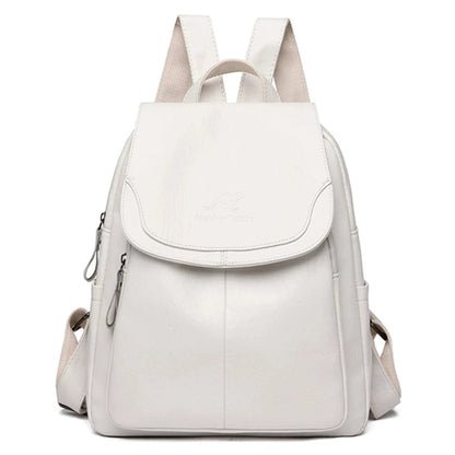 Olivia - Mochila de cuero segura