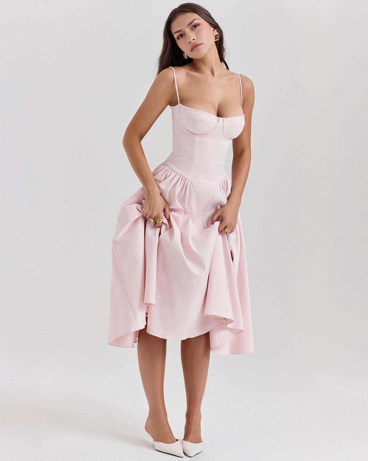Vestido midi Francesca 