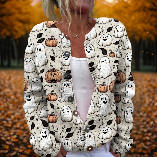 Cuervo | Cárdigan de Halloween 