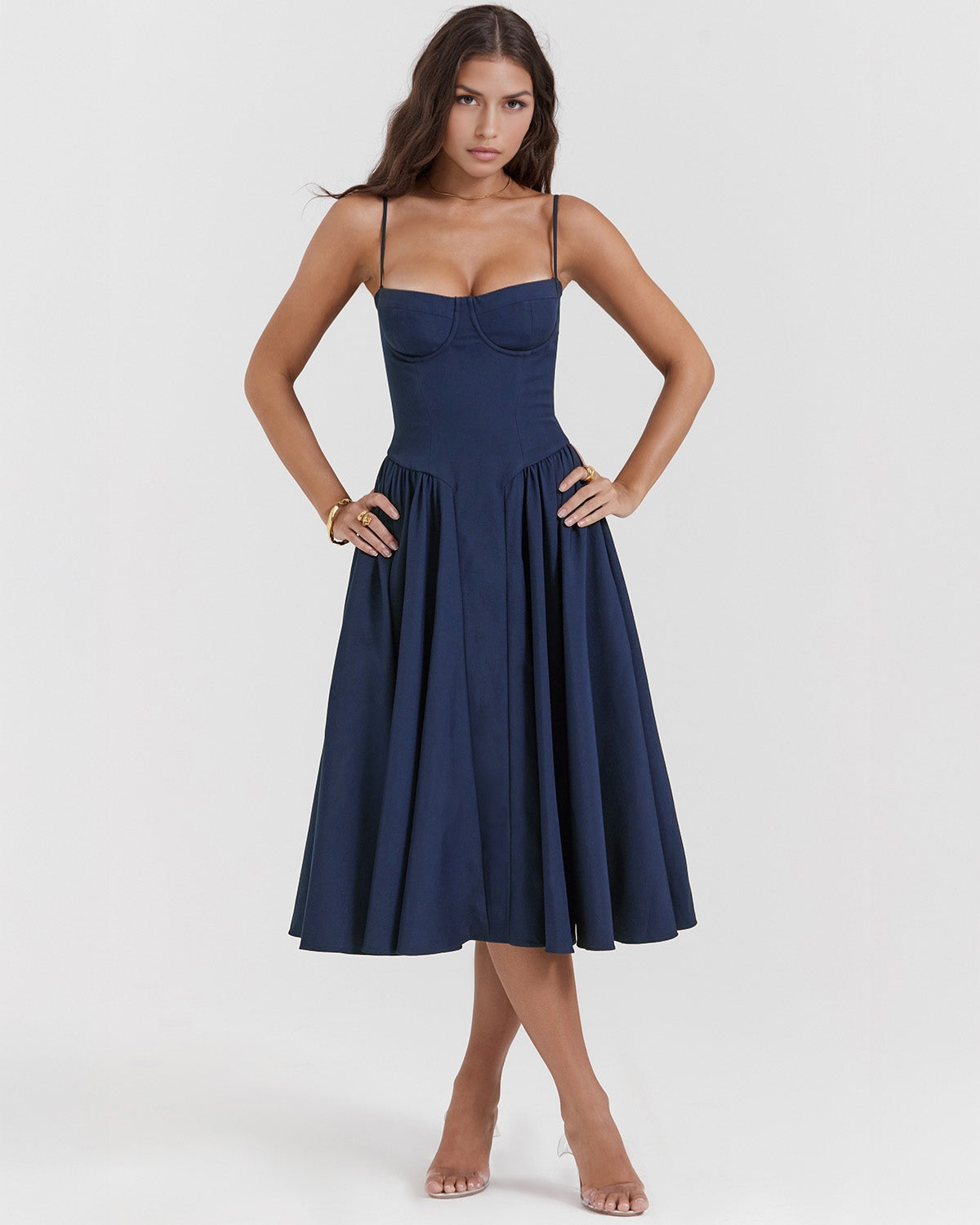 Vestido midi Francesca 