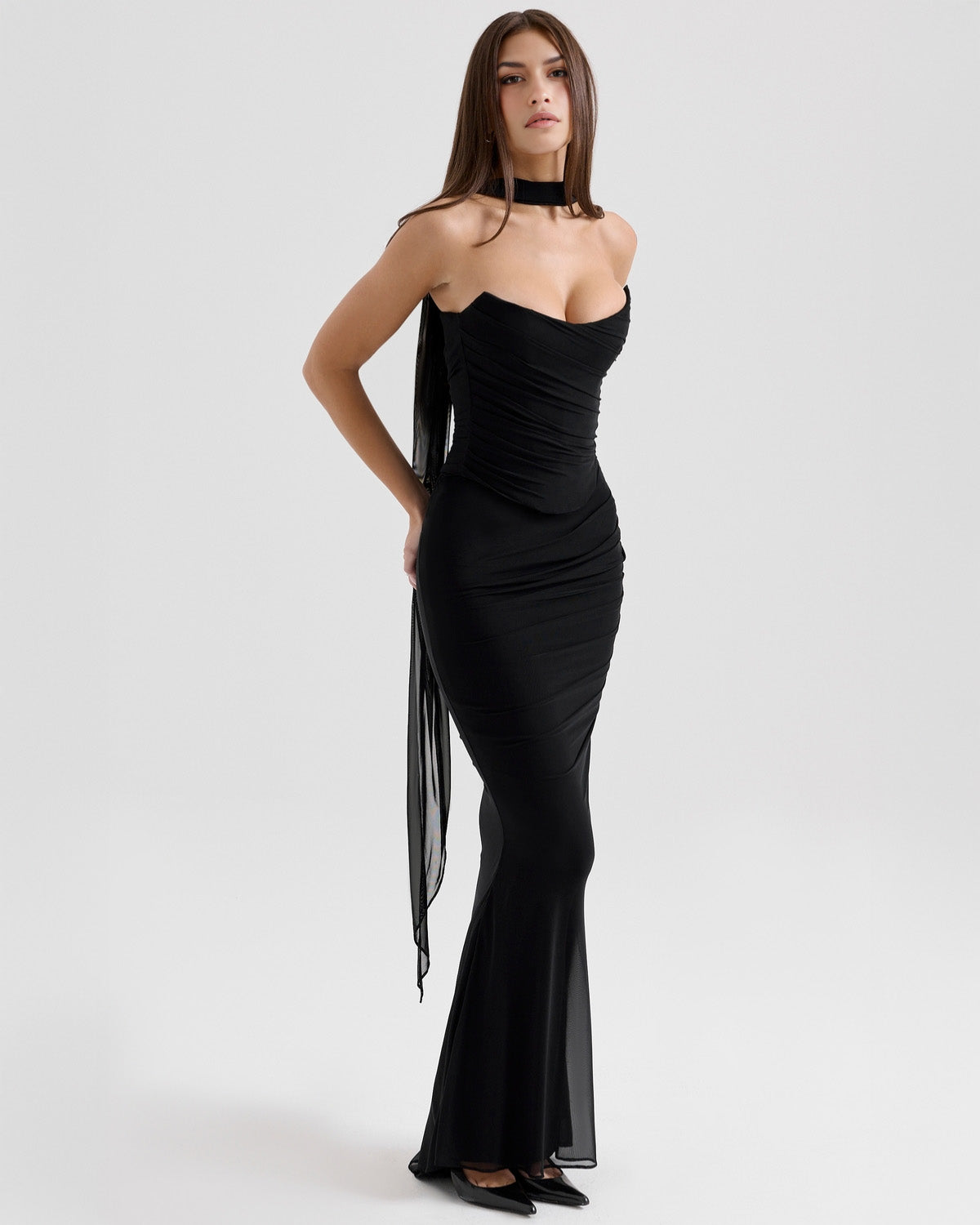 Vestido largo Malu