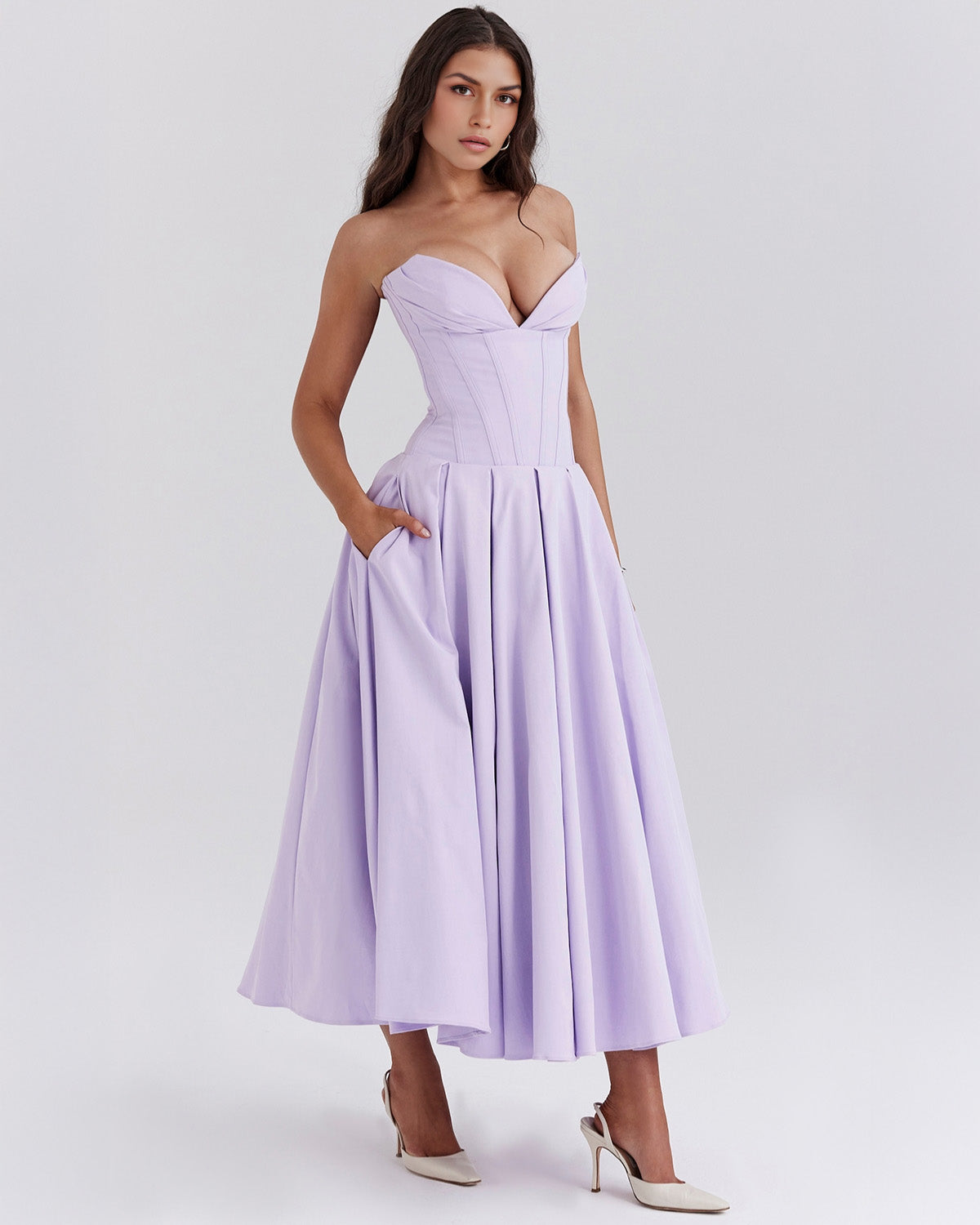 Vestido midi Amalfi