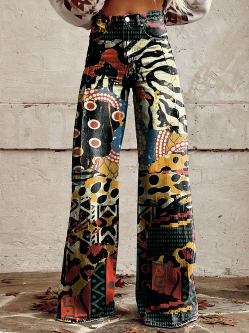 Yassie | Pantalones acampanados artesanales
