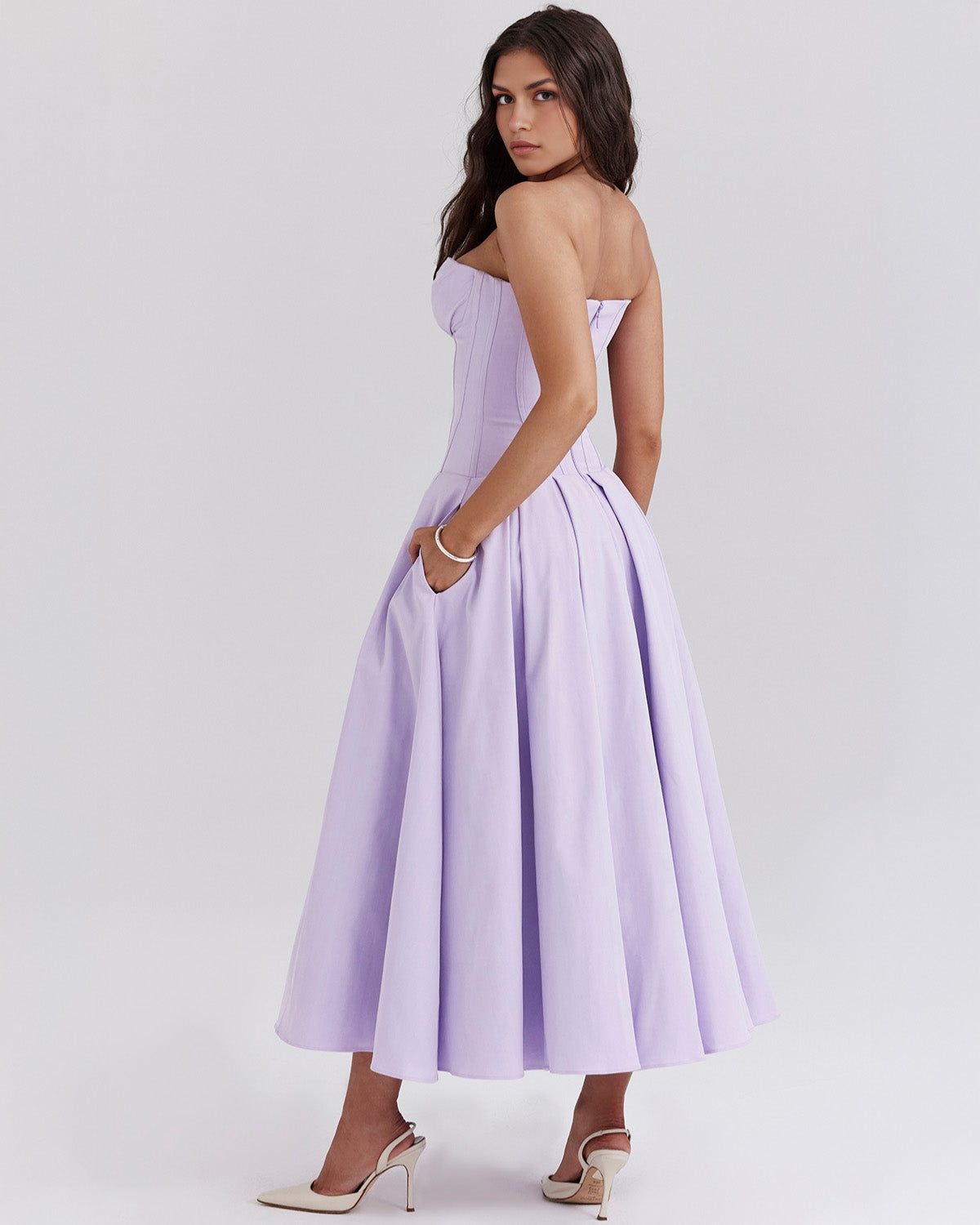 Vestido midi Amalfi