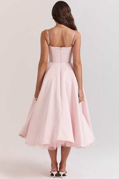 Alina™ | Vestido midi con corsé