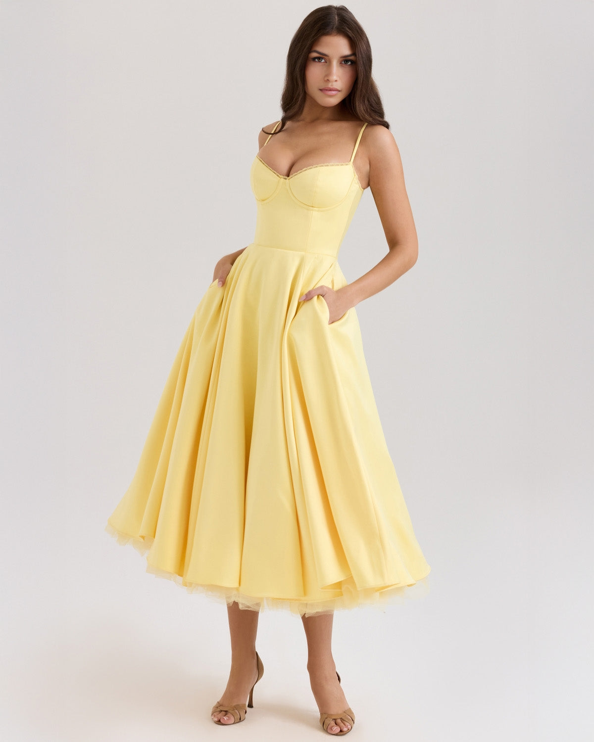 Vestido midi Selene