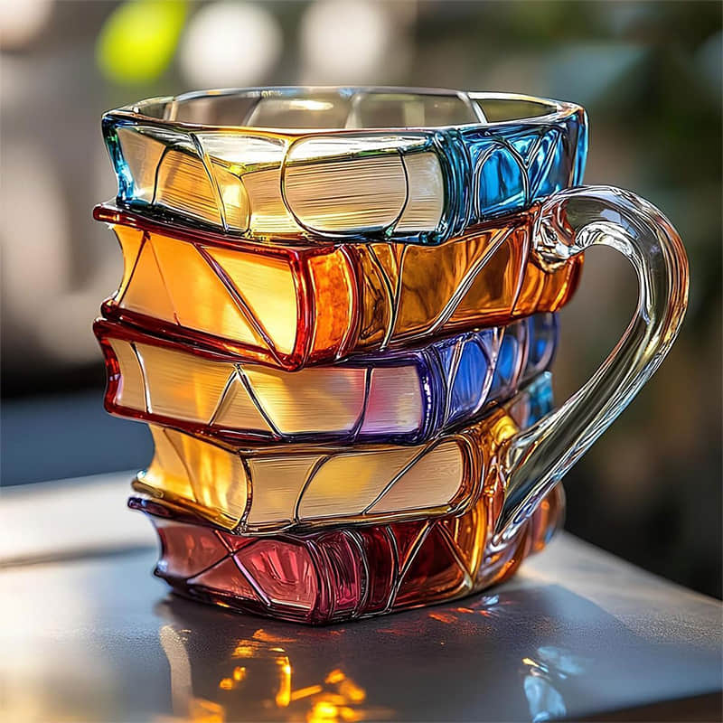 Taza 3D para el placer de la lectura hecha a mano 