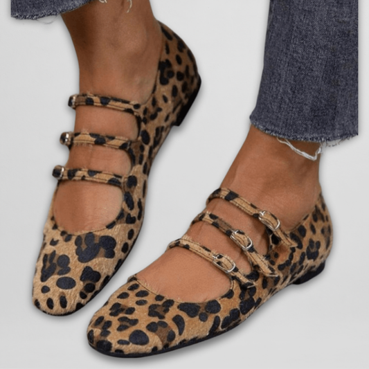 Gía | Bailarinas con estampado de leopardo