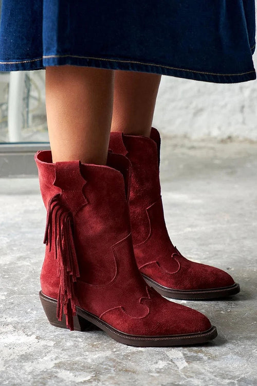 Ariana™ | Botines estilo western 