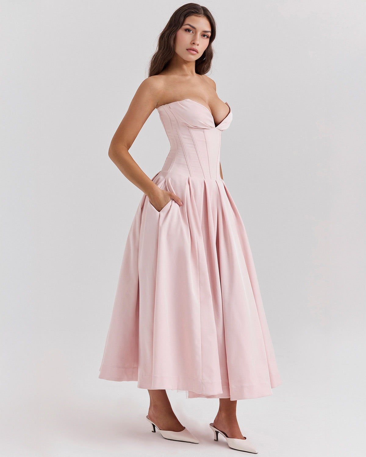 Vestido midi Amalfi