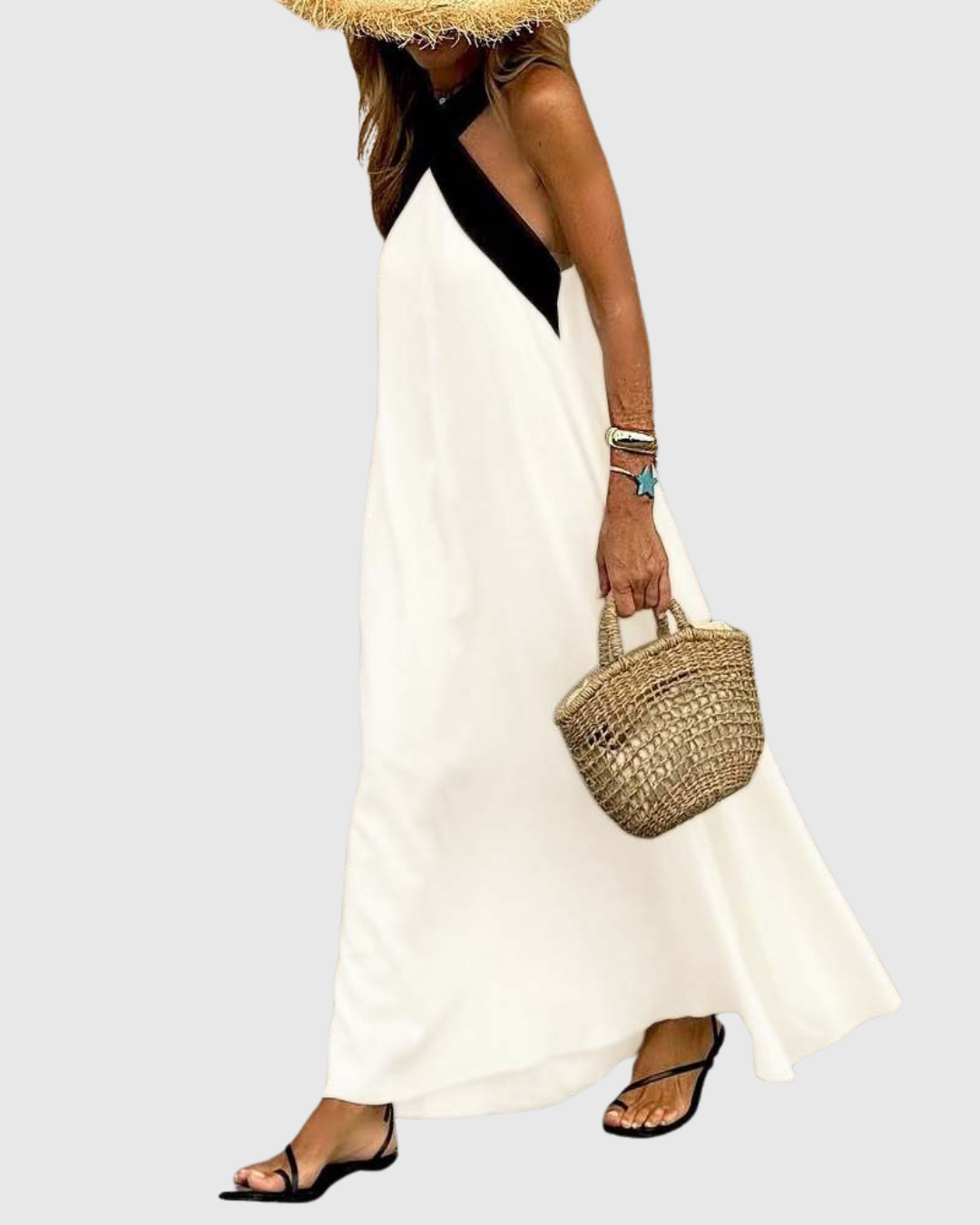 Orla | Vestido de cuello cruzado 