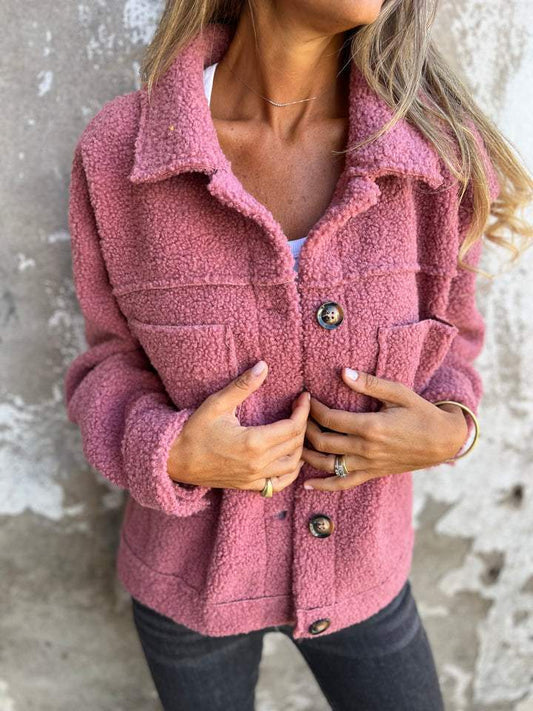 Lila | Chaqueta de peluche con estilo 