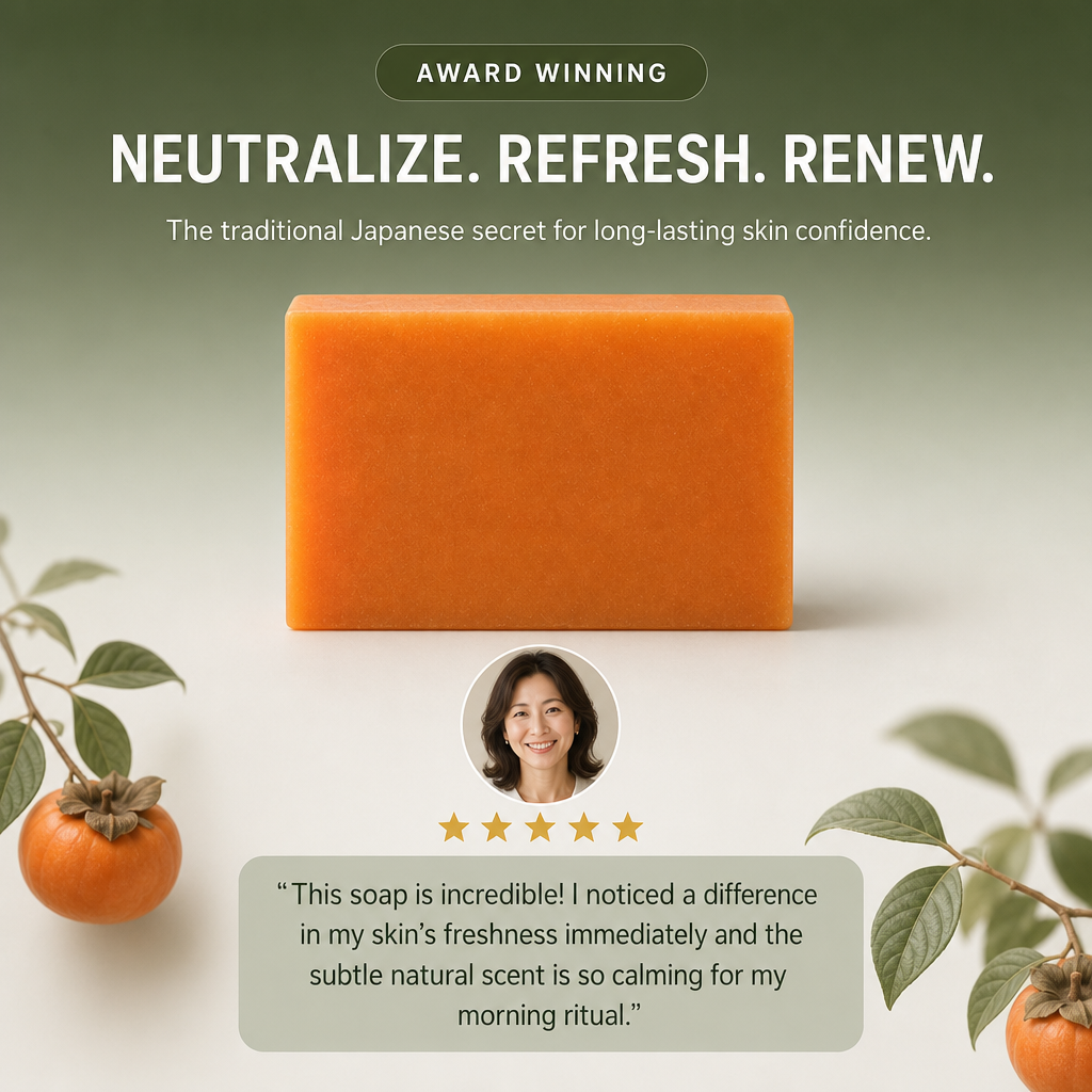 Yuzen Japanese Persimmon Soap